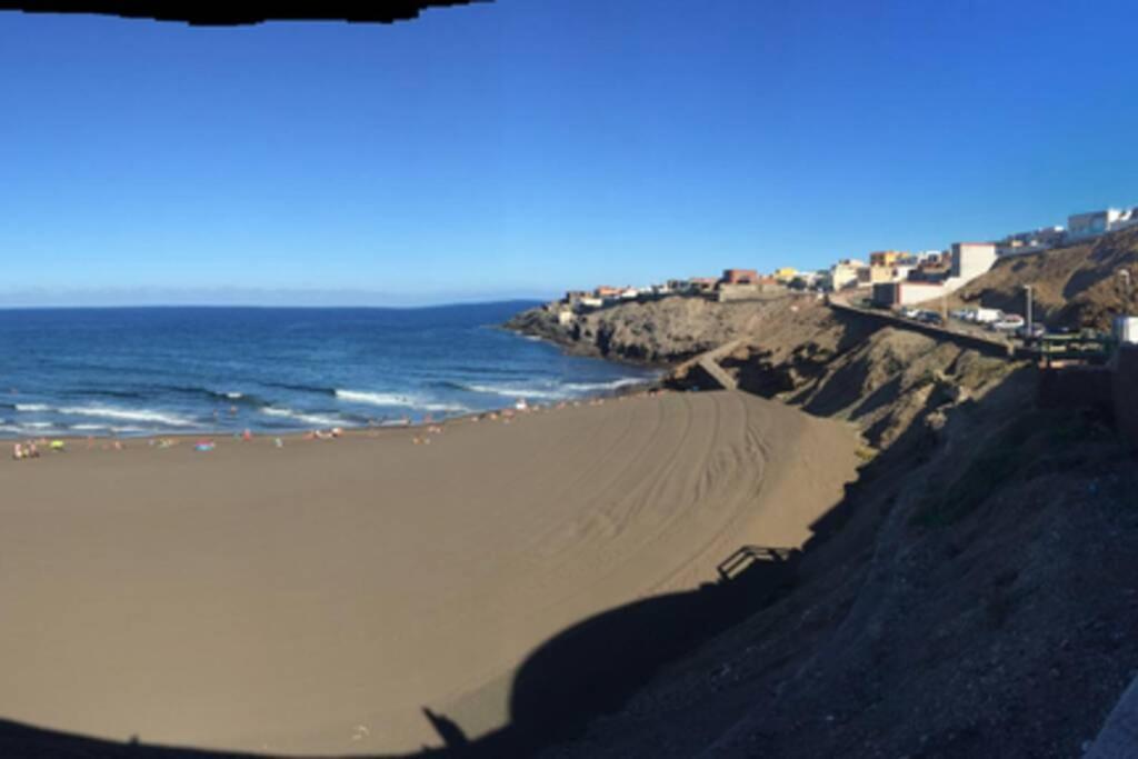 Cosy Flat For 2 Directly At The Beach Apartment Melenara Bagian luar foto